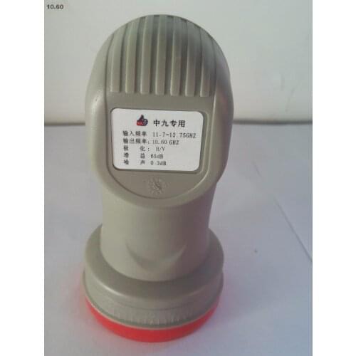 Single Frequency 10.60GHz single LNB Best Signal digital HD KU Band waterproof High Gain Low noise satellite Dish LNB