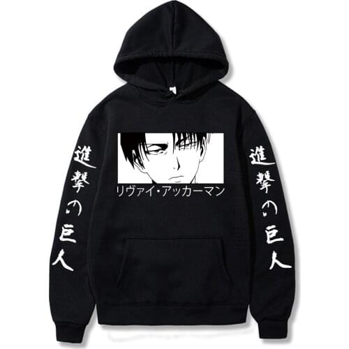 Japanese Anime Attack On Titan Eyes Harajuku Sweatshirt Oversized Hoody Male Popular Style Tops Men Hoodies