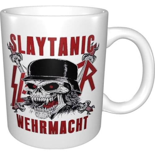 Slayer Slaytanic Wehrmacht Vintage Metal Band Music Mug Coffee Cup Coffee Mug Fathers Day Mug Express Cup