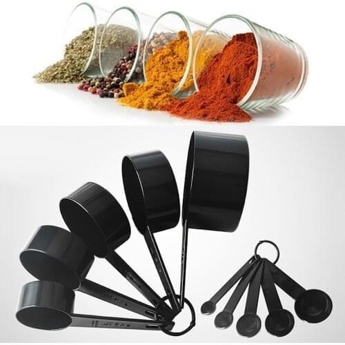 5/10pcs Baking Flour Measuring Cups Kitchen Measuring Spoons Teaspoon Coffee Sugar Scoop Cake Kitchen Cooking Tools