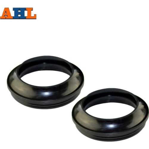 AHL 1 pair Motorcycle Parts Front Fork Damper dust seal Size 43*54 43 54 Motorbike Dirt Racing Bike Shock absorber