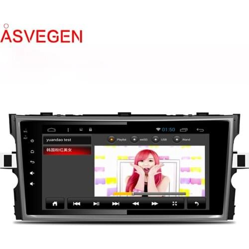 Asvegen Octa 8 Core Car Radio Dvd Player For Toyota Verso E'Z Car PC head Unit GPS Navigation 2 din Car Stereo Multimedia Player