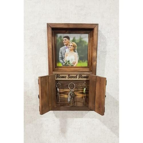 Hanem Group Keychain Amamen Wood Glazed With Photo