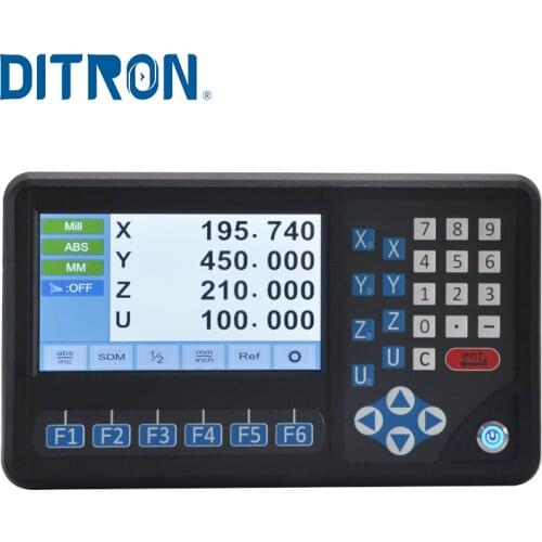Ditron D80-4V 7" LCD screen 4 Axis DRO Display Digital Readout Large Monitor KA Counter for Machine