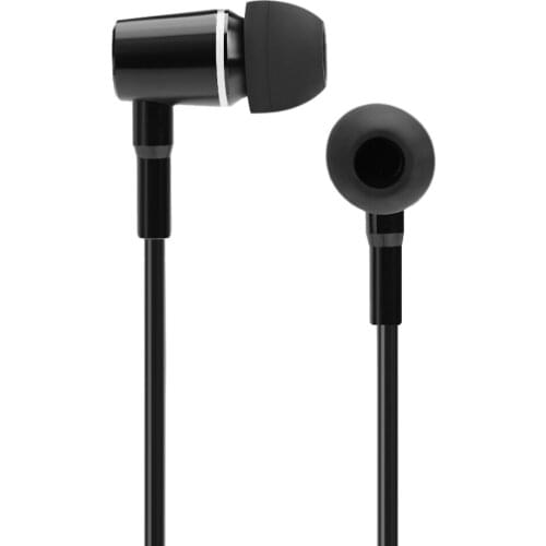 FC12 Stereo Music Headset 3.5mm Earphone In-ear Headphone Radiation Free Noise Reduction Line Control with Mic for Smart Phones