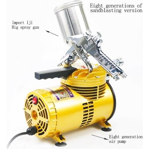 Brand New Dessert Chocolate Spray Gun High Precision Gear Spray Gun Two Cylinder Dessert Mousse Sandblasting Machine