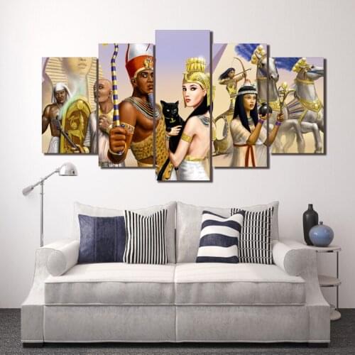 HD Printed Ancient Egypt Group Painting Canvas Print room decor print poster picture canvas Free shipping