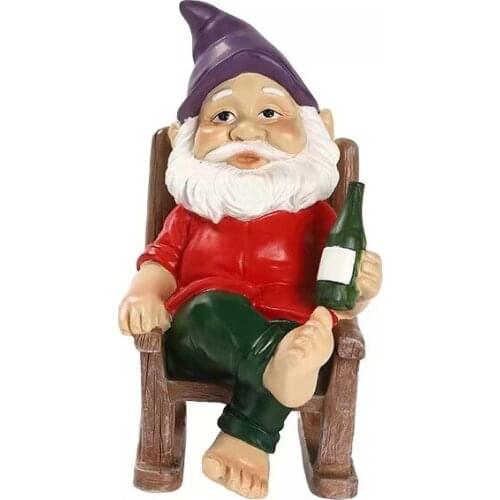 Interesting Garden Decorations Elf Dwarf Cartoon Garden Resin Crafts Statue Garden Decorations