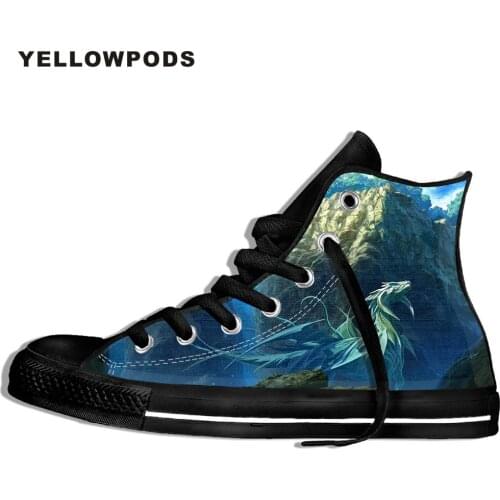 Running Shoes Man Unique Dragon In Mountain Men Fire Print Outdoor Sport Shoes Lightweight Breathable Casual For Men Sneakers