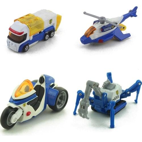 TAKARA TOMY TOMICA Alloy Model Cars Toys Japanese Drag Rice Toy Police Car Series Tricycle Motorcycle Gifts For Children