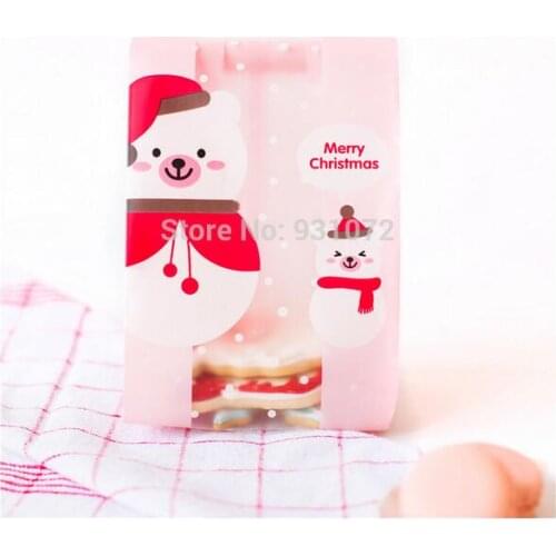 Merry Christmas Food Packing Bag,Open Top Snack Packing Bag, gift Packing Bag Merry Christmas