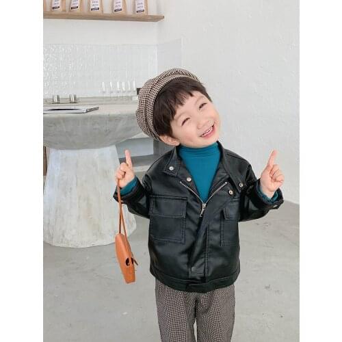 Lapel Spring Autumn Coat Outerwear Top Children Clothes Kids Costume Teenage Gift Plus Size Boy Clothing High Quality