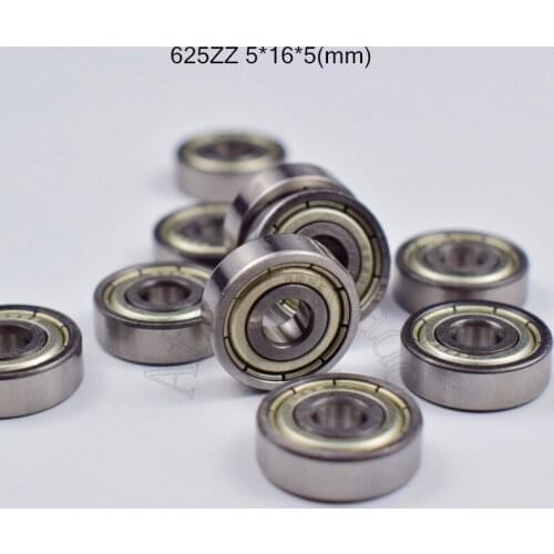 625ZZ 5*16*5(mm) 10pieces bearing free shipping ABEC-5 10pcs metal Sealed chrome steel bearings hardware Transmission Parts