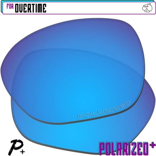 EZReplace Polarized Replacement Lenses for - Oakley Overtime Sunglasses - Blue P Plus