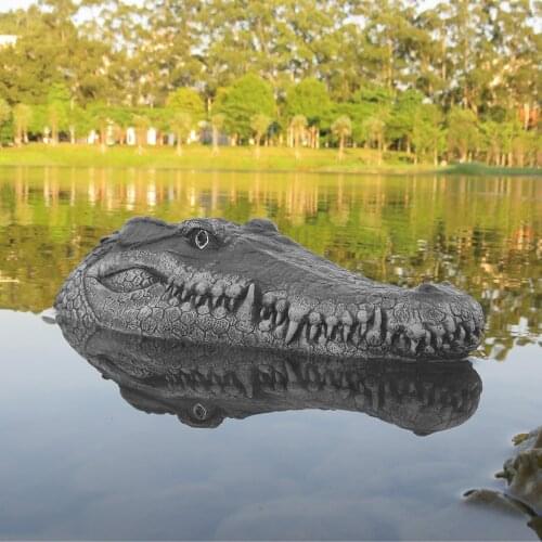 Flytec V005 2.4GHz Simulation RC Crocodile Boat 15km/h Remote Control RC Boat Joke Prank Maker Fun Novelty Simulation Spoof Toy
