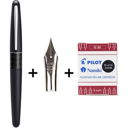 PILOT Pen P88G Fountain Pen Ink Business Students Writing Calligraphy Gift Box (1 pen + 6 ink gallons + 1 F tip) Japan