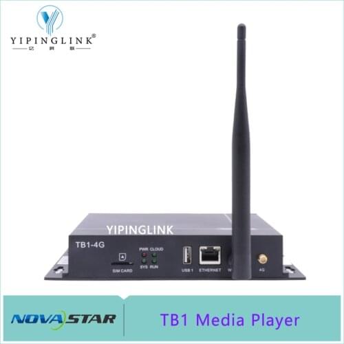Novastar TB1 Offline Full Color LED Screen Media Player Box TB1-4G Asynchronous Outdoor LED Display Sending Box Controller