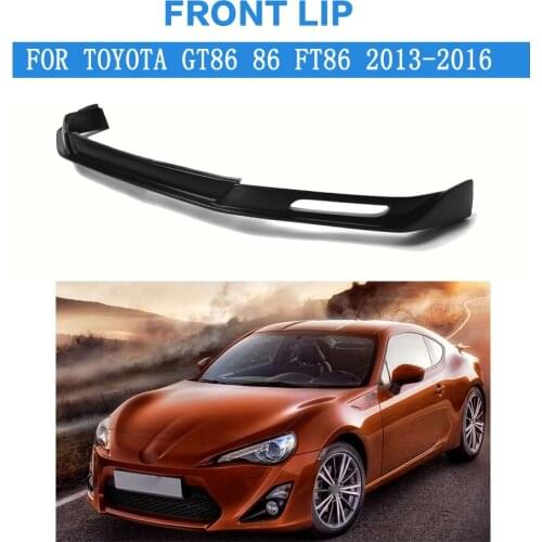 Carbon Fiber / FRP Black Car Front Lip auto front bumper lip spoiler Chin For Toyota GT86 86 FT86 2013-2016 Car Styling