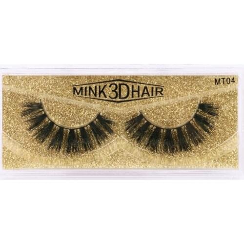 1 Pair Mink Eyelashes 3D Mink Lashes Thick HandMade Full Strip Lashes Cruelty Free Mink Lashes 3d False Eyelashes Makeup