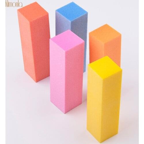 10pcs Colorful Nail File Art Buffing Sanding Files Block Lima Buffer Pedicure Manicure Care Tools Buffer Polish Nail Sponge