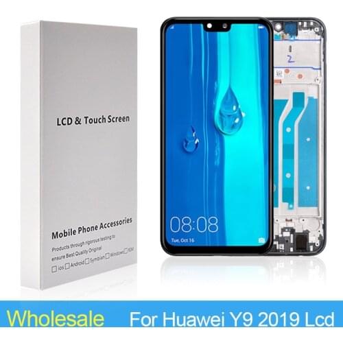 20Pcs Wholesale For Huawei Y9 2019 Lcd Enjoy 9 Plus Display BLA L09 L29 Touch Screen Digitizer Assembly Replacement