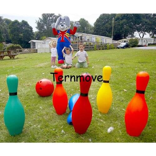 Giant inflatable throwing bowling ball games inflatable bowling ball human body zorb blowing Game