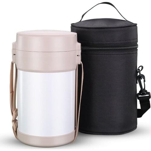 304 Stainless Steel Insulated Lunch Box, Sealed Fresh-Keeping Insulated Box, Three-Layer Leak-Proof Lunch Box