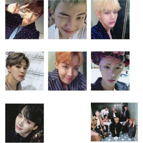 Korean Kpop bangtan boys poster You never walk Alone/ WINGS/YOUNG FOREVER/ album Signature Card Autograph Photocard wall sticker