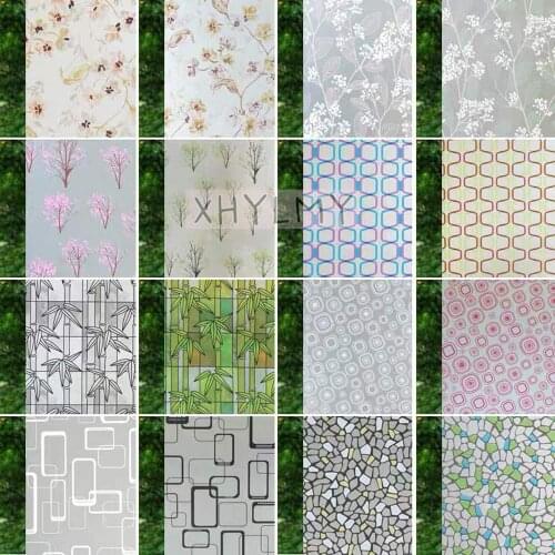 Frosted Glass Film Kitchen Bathroom Self-adhesive Film Balcony Bedroom Sliding Door Sunscreen Opaque Window Stickers 60x200cm