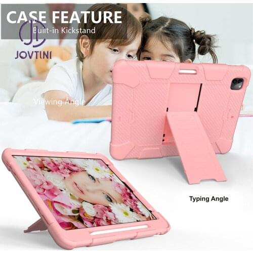 New Armor For iPad Pro 12.9 2018 2020 Case 12.9" Kids Safe Heavy Duty Silicone Hard Tablet Cover For iPad Pro 12.9 2018 2020Case