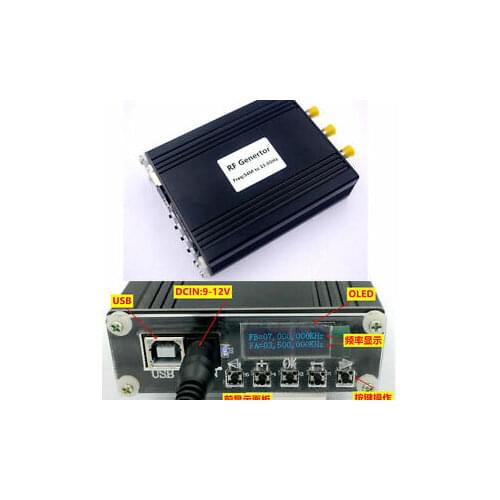 OLED digital ADF5355 54M-13.6GHz RF Source Generator Frequency Source moudle