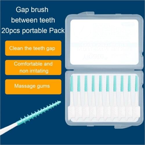20Pcs/Box Orthodontic Interdental Brushes Teeth-Braces Tooth Cleaning Oral Teeth Dental Tools Brush Newest