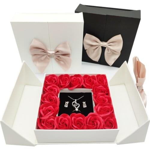 Gift Box Jewelry Box Packaging Box Rose Flower Party Wedding Girlfriend Birthday Mothers Day Valentines Day Christmas Gifts