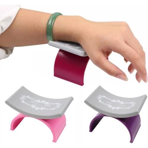 Hand Rests Cushion Nail Hand Pillow Silicone Hand Pillow Manicure Wrist Pillow U-shaped Washable For Outdoor Store Home Nail