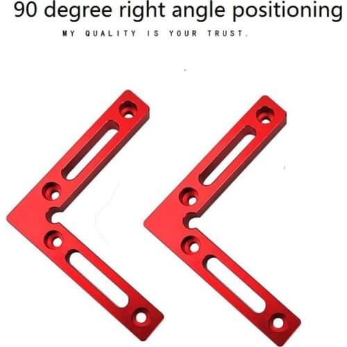 90 degree Right Angle Clamp Positioning Squares 4.7" x 4.7"Woodworking Carpenter Tool Lightweight Durable Aluminium Alloy