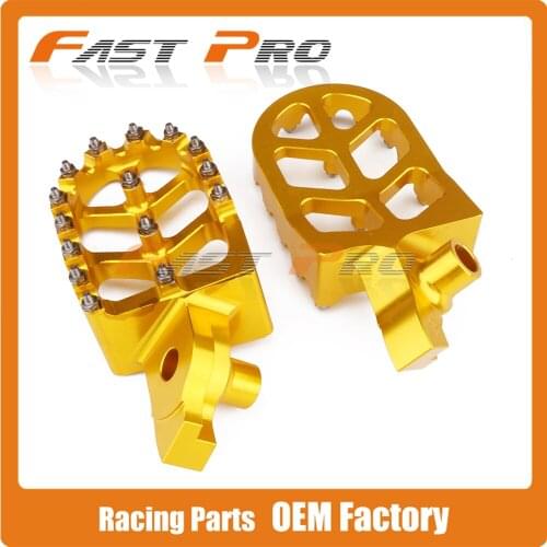 Billet MX Wide Foot Pegs Rests Pedals Footpegs For RMZ250 RMZ 250 2007-2009 07 08 09 RMZ450 RMZ 450 05-07 05 06 07 Dirt bike
