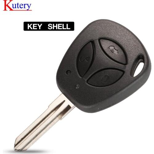 Kutery Replacement 3 Buttons Smart Remote Car Key Shell Case Fob For Lada Priora Kalina Granta Vesta