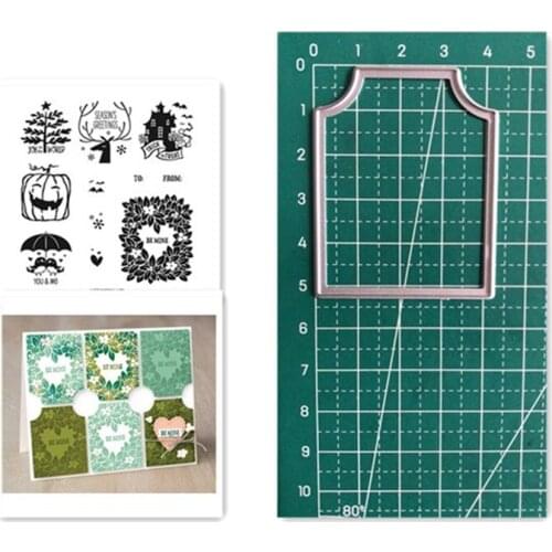 Halloween Metal Cutting Die and Stamp Stencils For DIY Scrapbooking Photo Album Decor Die Cut Embossing Paper Card Crafts Making