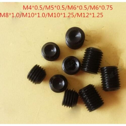 M4 M5 M6 Hex socket Set Screw Concave Point Fine thread Grub Screws 12.9 Grade