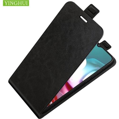 Vertical Cover With Card For MOTOROLA MOTO Edge Plus G Stylus E7 Power Play G10 G30 G50 G100 Leather Magnetic Protect Phone Case