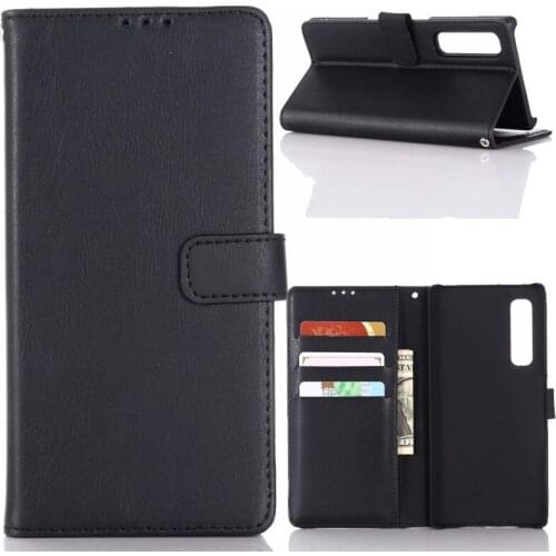 1pcs For Fujitsu F-52A TD-LTE JP Wallet Crazy Horse Retro Leather Case with Card Slots Stand For Fujitsu Arrows NX9 5G