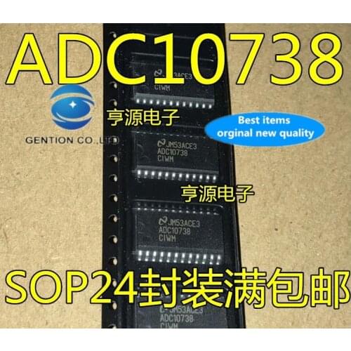 10PCS ADC10738CIWM ADC10738 SOP28 power supply in stock 100% new and original