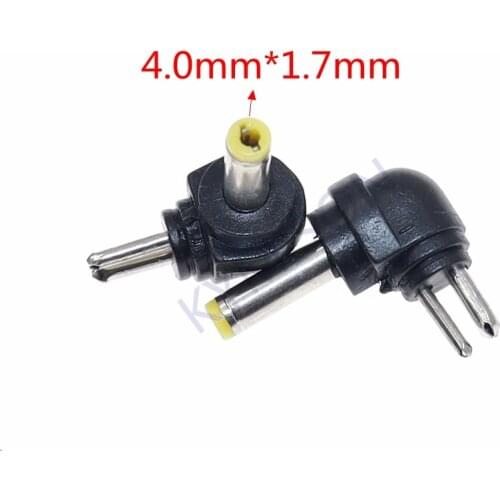 10Pcs/lot DC 2pin to 4.0*1.7mm Laptop Power Charger Converter Repair Jack For Lenovo Laptop Power Adapter Connector Tip