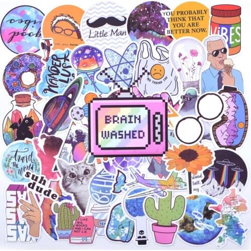 100PCS Very Beautiful Vsco Stickers Pack Girl for on the Laptop Phone Luggage Suitcase Travel Guitar Fridge Waterproof Sticker