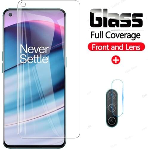 2 in 1 Tempered Glass For OnePlus Nord CE 5G Camera Lens Film & Screen Protector For One Plus One+ nord ce Protective Glass