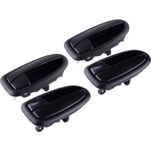 82610-17010 82620-17010 4Pcs Car Black Interior Door Handle Catch Fit for Hyundai Matrix Lavita 2001-2006 2007 2008 2009 2010