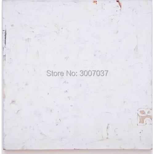 Abstract Style Hand Painted Frameless Modern White Color Oil Painting Waterproof Canvas Square Wall Art Oil Painting Ship by dhl