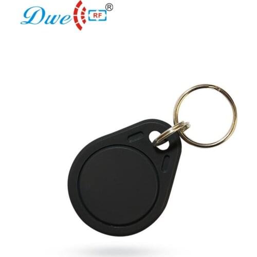 DWE CC RF access control card 125khz TK4100 anti-scratch ABS condo key fob with enhanced induction coils