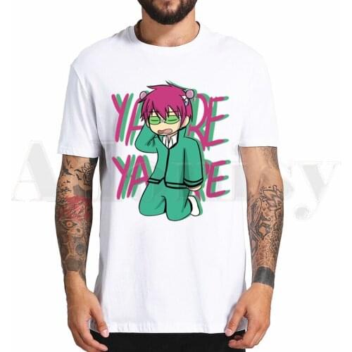 The Disastrous Life of Saiki K Funny Shun Kaidou Tshirt Hip Hop Girl Print Top Tees Harajuku Tshirts Fashion Summer T-shirt
