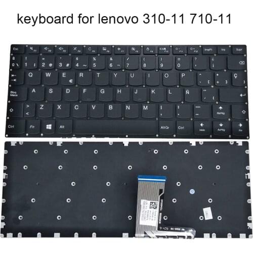 SP/ES Spain Laptop Keyboards Spanish Keyboard for Lenovo Yoga 310-11 310-11IAP 710-11 710-11IKB 710-11ISK SN20K86379 PK1311G2A17